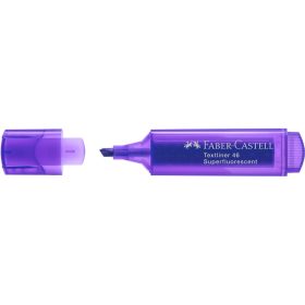   Szövegkiemelő 1-5mm vágott hegyű Faber-Castell 46 fluoreszkáló lila