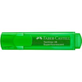   Szövegkiemelő 1-5mm vágott hegyű Faber-Castell 46 fluoreszkáló zöld