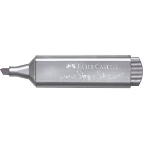   Szövegkiemelő 1-5mm vágott hegyű Faber-Castell 46 metál ezüst