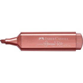   Szövegkiemelő 1-5mm vágott hegyű Faber-Castell 46 metál piros