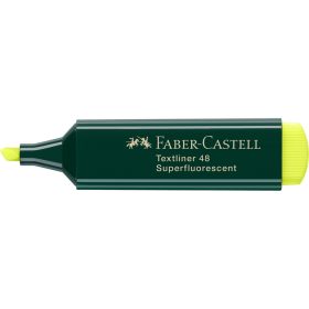   Szövegkiemelő 1-5mm vágott hegyű Faber-Castell 48 fluoreszkáló sárga