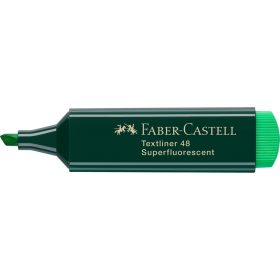   Szövegkiemelő 1-5mm vágott hegyű Faber-Castell 48 fluoreszkáló zöld