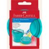 Ecsettál összecsukható mechanizmussal CLIC&GO Faber-Castell türkiz
