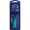 Műszaki körző készlet gyorsállítóval STREAM Flow Edition+kiegészítőkkel színátmenet vegy.szín Faber-Castell