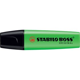   Szövegkiemelő 2-5mm, vágott hegyű, STABILO Boss original 70/33 zöld
