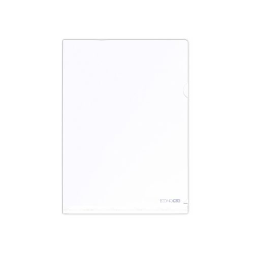 Genotherm 'L' A4, PP 180 micron fényes, víztiszta,  Economix fehér  10db/csomag