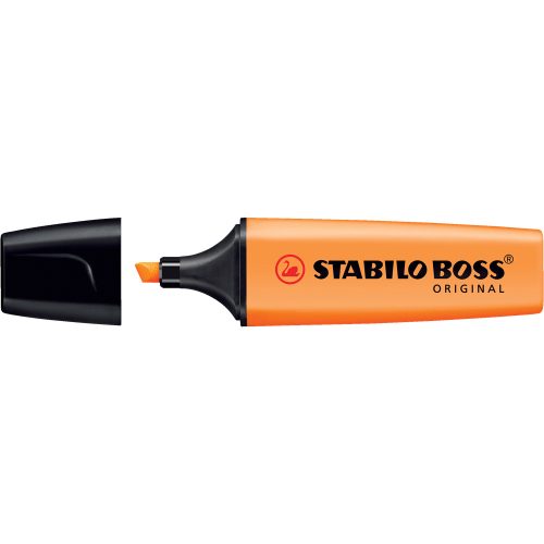 Szövegkiemelő 2-5mm, vágott hegyű, STABILO Boss original 70/54 narancs