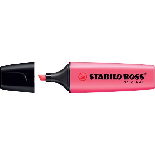 Szövegkiemelő 2-5mm, vágott hegyű, STABILO Boss original 70/58 ciklámen