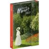 Határidőnapló mágnessel záródó, heti, fehér lapokkal Claude Monet 110x160mm, Presco