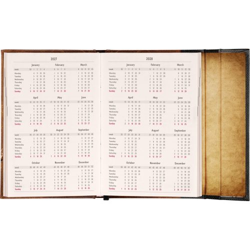 Határidőnapló mágnessel záródó, heti, fehér lapokkal Harry Potter 110x160mm, Presco