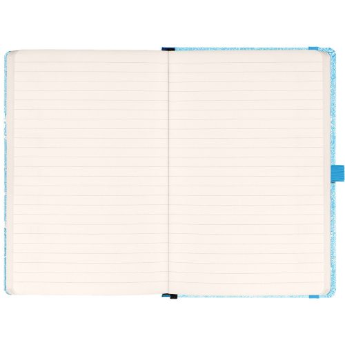 Keménytáblás notesz krémszínű lapokkal, vonalas, leszorító gumiszalaggal Animalium – Birds 130x210mm, Presco