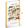Keménytáblás notesz krémszínű lapokkal, vonalas, leszorító gumiszalaggal Animalium – Felines 130x210mm, Presco