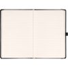 Keménytáblás notesz krémszínű lapokkal, vonalas, leszorító gumiszalaggal Elegant 130x210mm, Presco