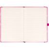 Keménytáblás notesz krémszínű lapokkal, vonalas, leszorító gumiszalaggal Hello Kitty 130x210mm, Presco