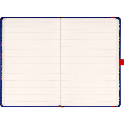Keménytáblás notesz krémszínű lapokkal, vonalas, leszorító gumiszalaggal Harry Potter – Hogwarts 130x210mm, Presco