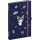 Keménytáblás notesz krémszínű lapokkal, vonalas, leszorító gumiszalaggal Kuromi 130x210mm, Presco