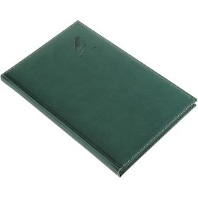   Tárgyalási napló Bolero B/5, fehér lapokkal zöld Realsystem