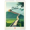 Falinaptár képes  330x460mm Vintage Posters – Distant Travels Realsystem 2027.
