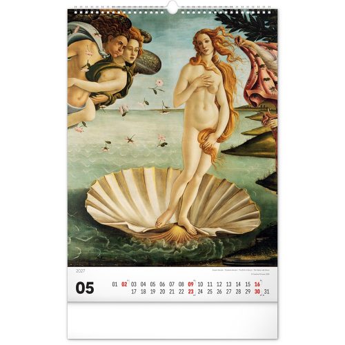 Falinaptár képes  330x460mm Renaissance Realsystem 2027.