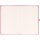 Klasszikus notesz Vivella borítással Pink, pontozott, 13x21cm, Presco