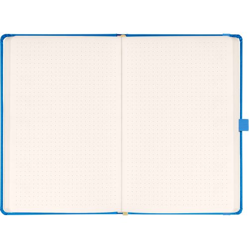 Klasszikus notesz Taggia borítással Blue, pontozott, 13x21cm, Presco