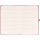 Klasszikus notesz Vivella borítással Pink, vonalas, 13x21cm, Presco