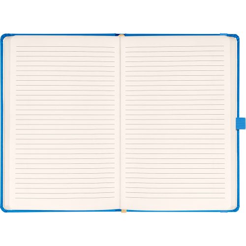 Klasszikus notesz Taggia borítással Blue, vonalas, 13x21cm, Presco