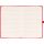 Klasszikus notesz Taggia borítással Red, vonalas, 13x21cm, Presco
