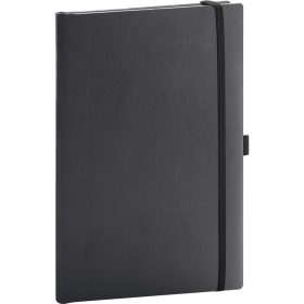   Klasszikus notesz Balacron borítással black, pontozott, 15x21cm, Presco