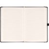 Klasszikus notesz Aprint borítással black, vonalas, 15x21cm, Presco