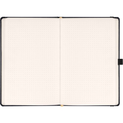 Klasszikus notesz Aprint borítással black, pontozott, 15x21cm, Presco