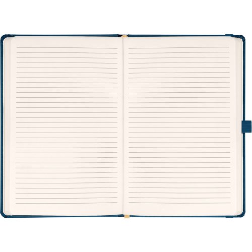 Klasszikus notesz Aprint borítással Neo blue, vonalas, 15x21cm, Presco