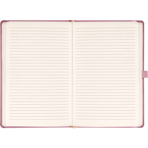 Klasszikus notesz Aprint borítással Neo pink, vonalas, 15x21cm, Presco