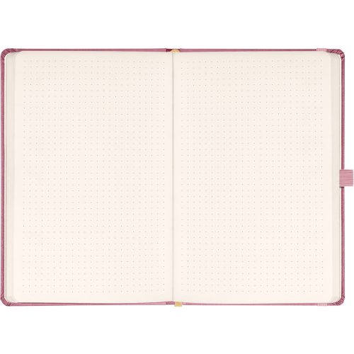Klasszikus notesz Aprint borítással Neo pink, pontozott, 15x21cm, Presco
