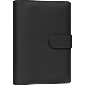   Gyűrűs kalendárium heti beosztású black 125x190mm, Presco