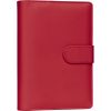 Gyűrűs kalendárium heti beosztású bright red 125x190mm, Presco