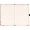 Keménytáblás notesz krémszínű lapokkal, vonalas, leszorító gumiszalaggal Birds – Sakura 130x210mm, Presco