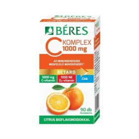   C Komplex Retard C-vitamin 1000mg + D3+Cink filmtabletta 90db Béres
