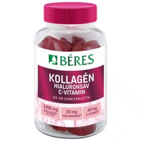 Kollagén+Hialuronsav+C-vitamin gumitabletta 50db Béres