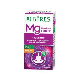 Magnézium 400mg+B6-vitamin Forte filmtabletta 50db Béres