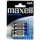 Elem AAA mikro LR03 alkaline 4 db/csomag, Maxell