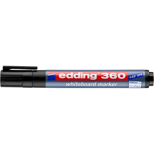 Táblamarker 1,5-3mm, kerek Edding 360 fekete