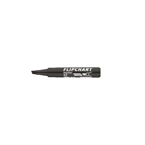 Flipchart marker vízbázisú 1-4mm, vágott Artip 12 fekete