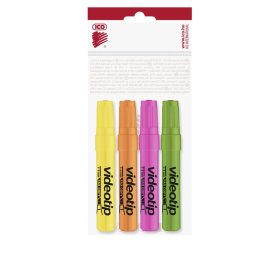 Szövegkiemelő készlet 1-4mm, Videotip Ico, 4 klf.szín