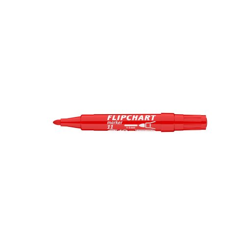 Flipchart marker vízbázisú 3mm, kerek Artip 11 piros