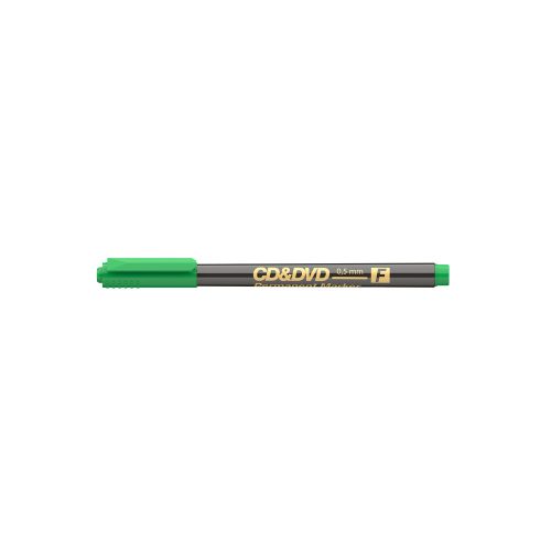 Alkoholos marker 0,5mm, CD/DVD F Ico, zöld