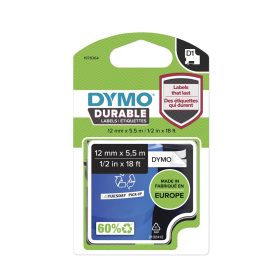   Feliratozógép szalag tartós Dymo D1 1978364 12mmx5,5m ORIGINAL fekete/fehér