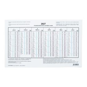 TB számfejtési naptár A.3516-38/2027