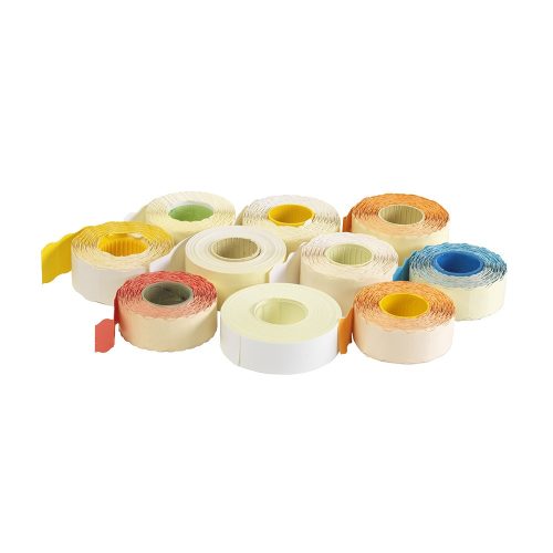 Árazószalag folyamatos 20mm, 14,5m 10 tekercs/csomag, fehér