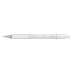   Zseléstoll 0,7mm, nyomógombos Pilot G-2, írásszín pasztell fehér
